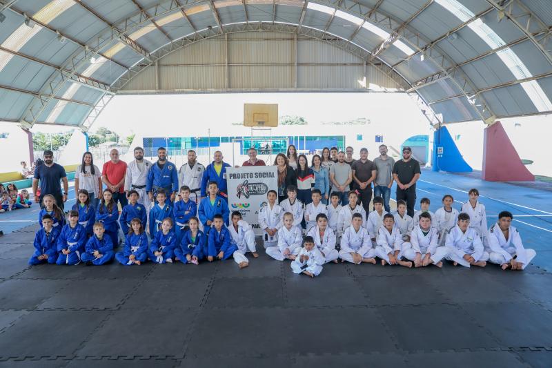 Aula Inaugural do Projeto “Jiu-Jitsu Para Todos” foi realizada nesta terça (16). 