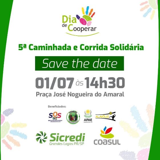 Sicredi e Consul promovem a 5ª Corrida e Caminhada Solidária no Dia de Cooperar 2023 