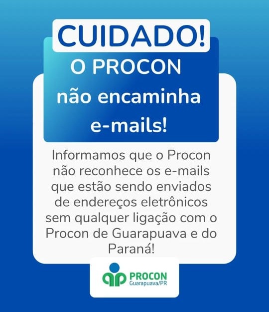 ALERTA: Criminosos utilizam o nome do PROCON para aplicar golpes On-Line