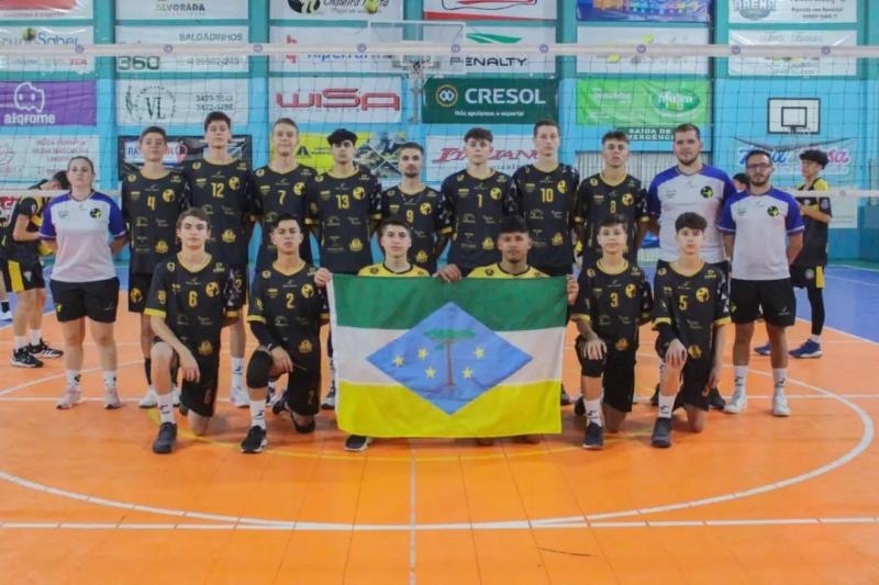 Laranjeiras do Sul é Campeão no Volei masculino nos Jojups Fase Regional 