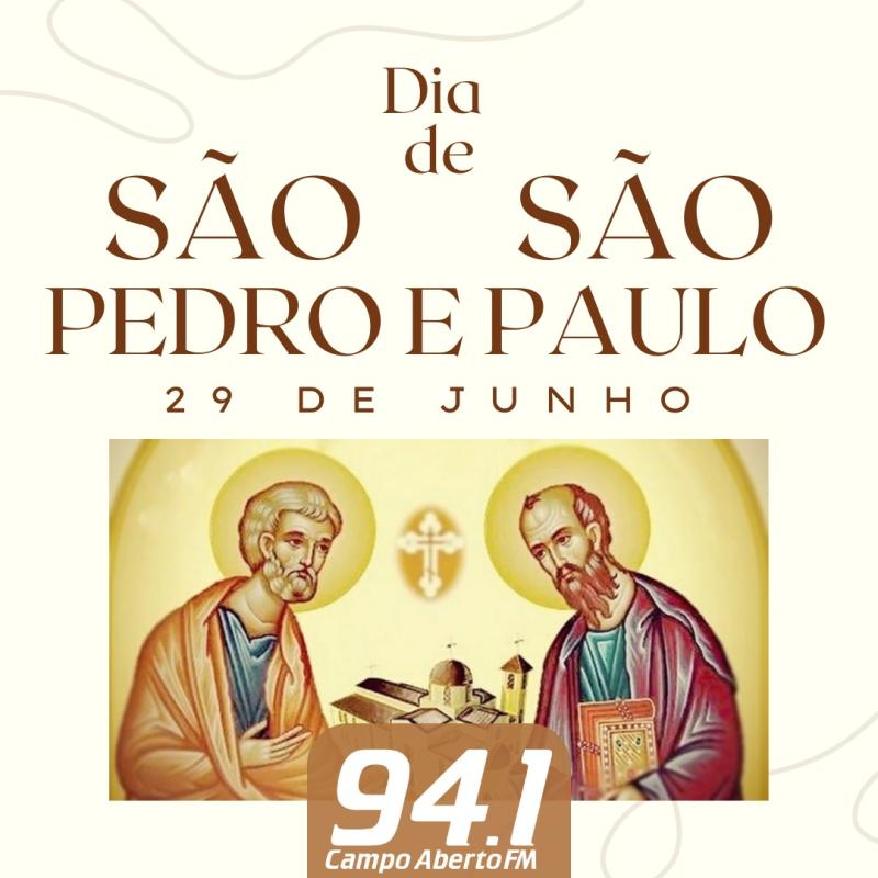 Hoje é dia de São Pedro e São Paulo. No Bairro Presidente Vargas