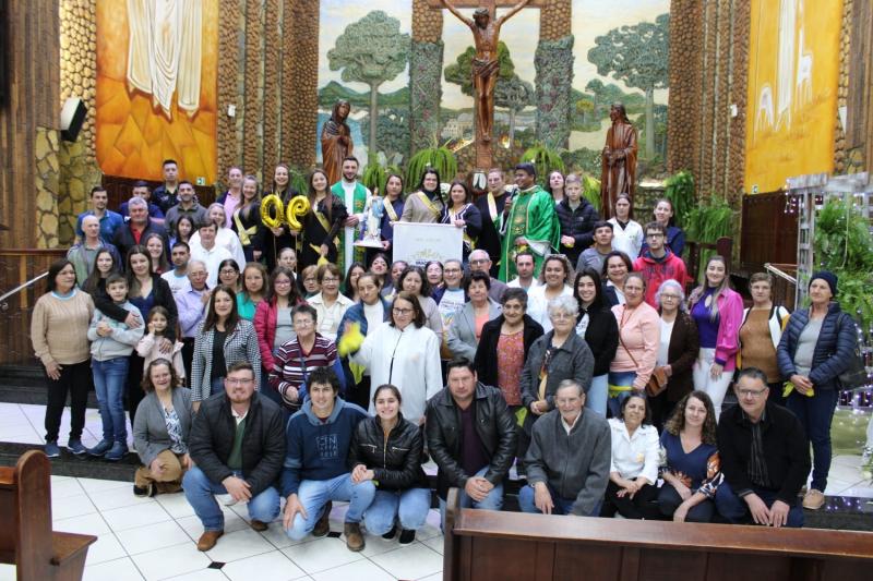 4º Dia da Novena da Padroeira Sant´Ana, teve a participação da Paróquia Imaculada Conceição do Porto Barreiro