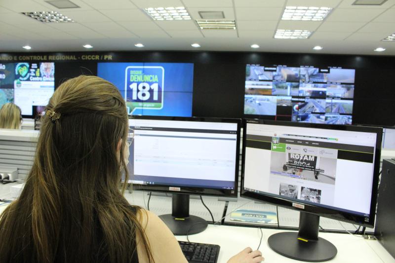 Disque Denúncia 181 do Paraná registrou 24 mil comunicações de crimes no primeiro semestre