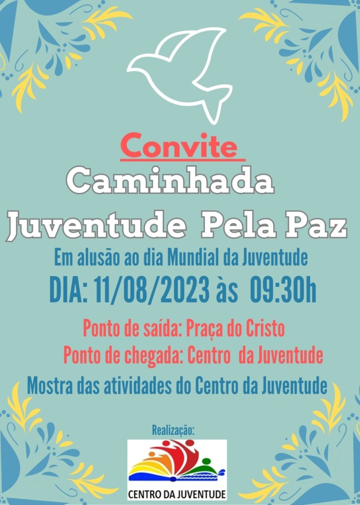 Centro da Juventude mantem agenda completa de ações em comemoração ao Dia Mundial da Juventude e do Estudante