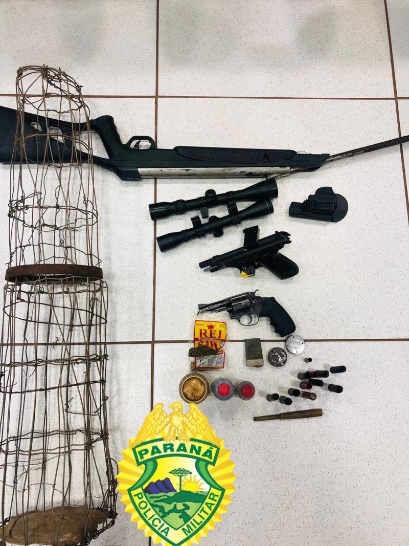 LS: Home é preso com armas e droga no bairro Presidente Vargas