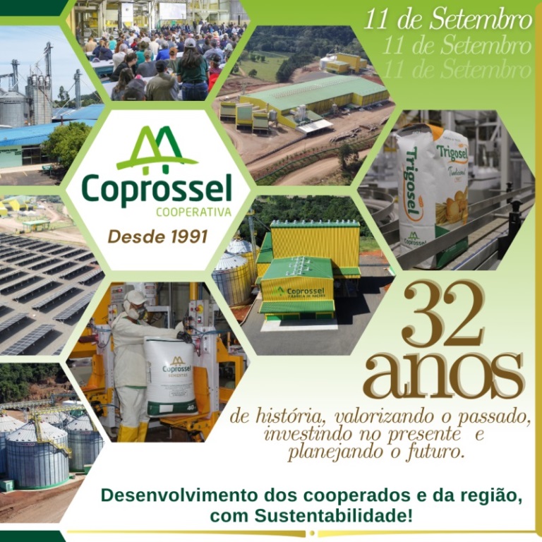 COPROSSEL 32 ANOS –Desenvolvimento Regional com Sustentabilidade