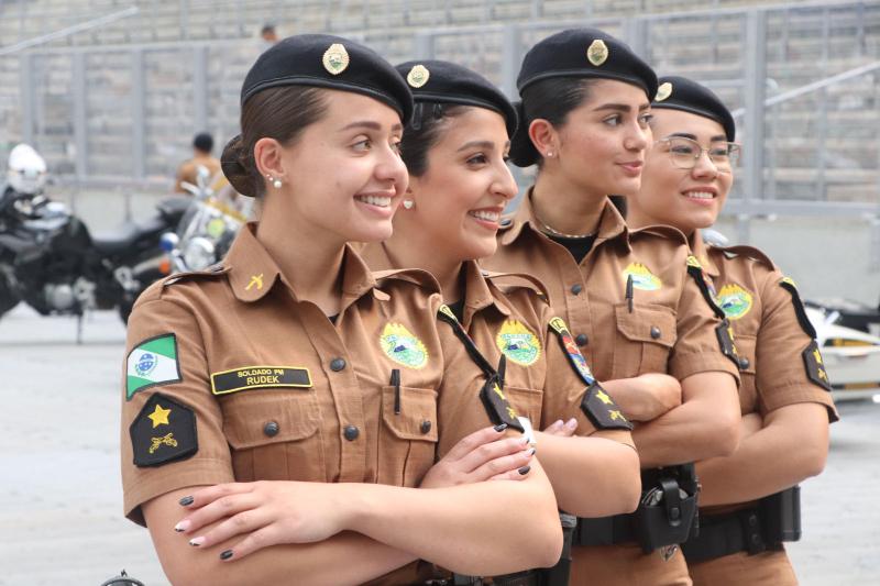 467 mulheres fazem parte da nova turma de policiais militares no Paraná