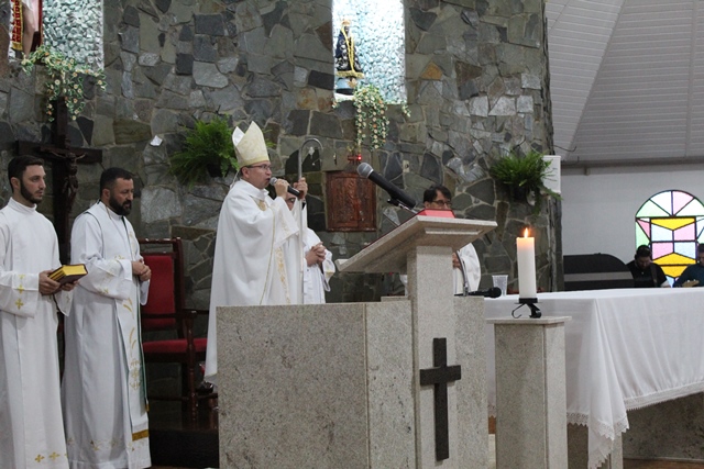 4º dia da Novena em louvor a Nossa Senhora Aparecida em Laranjeiras do Sul será presidida pelo Bispo Dom Amilton
