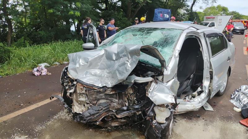 Grave acidente deixa três mortos e três feridos na BR-369, em Corbélia