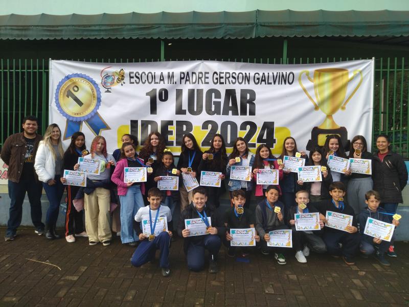 Escola Padre Gerson Galvino de Laranjeiras entrega Certificados e Medalhas aos Alunos Pelo 1º Lugar no IDEB 2024