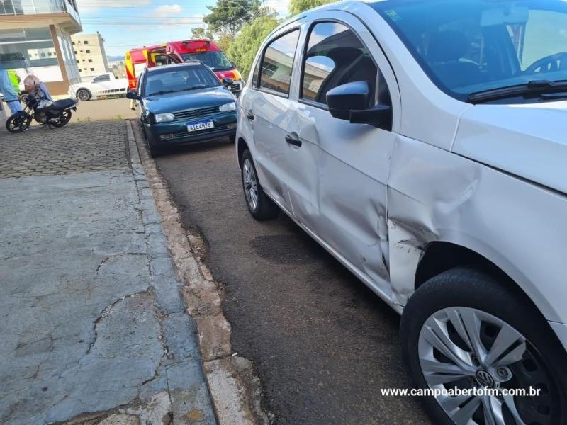 LS: Colisão entre carro e moto é registrada no cruzamento da Barão com a Diogo Pinto