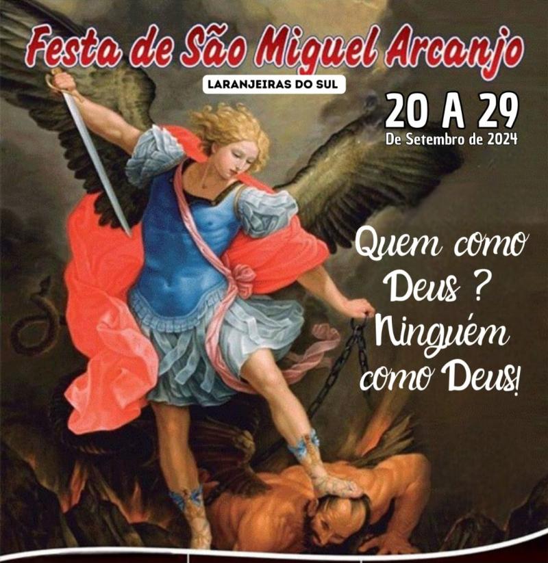 Festa em Louvor a São Miguel inicia em Laranjeiras do Sul no dia 20 de setembro