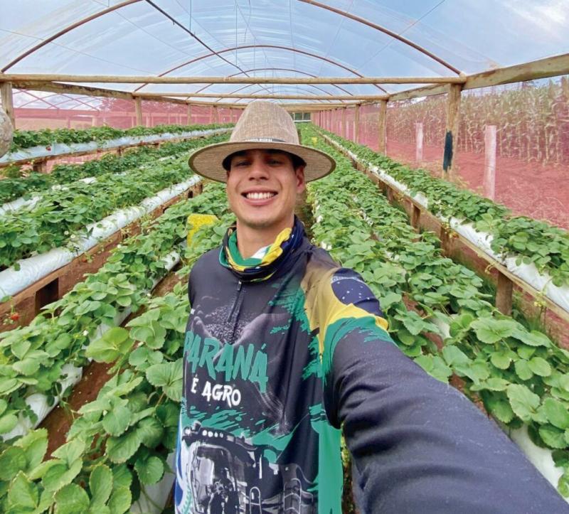 Produtor migra de atividade e decola no cultivo de morangos