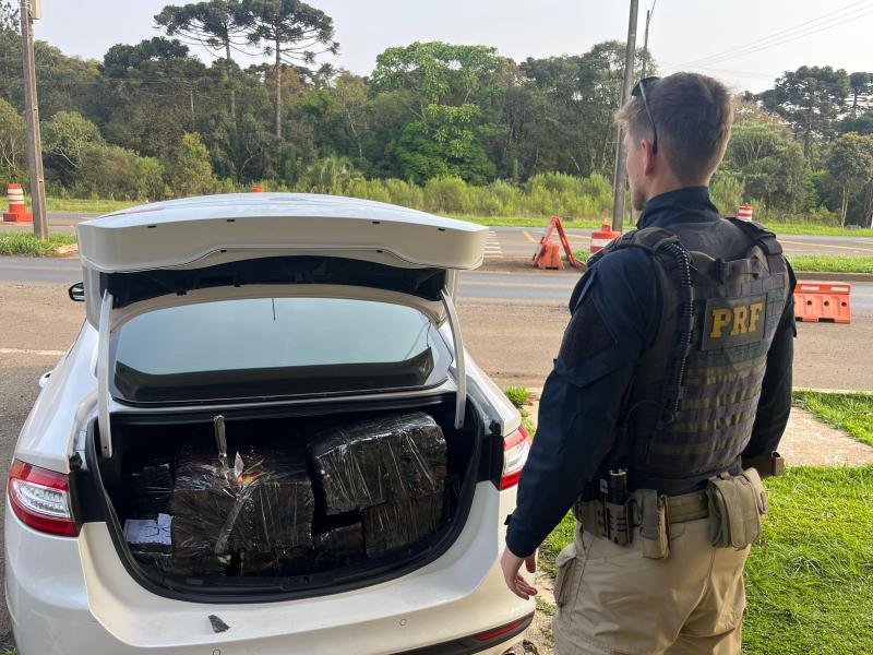 Guarapuava: Polícia Rodoviária Federal apreende mais de 230Kg de maconha 