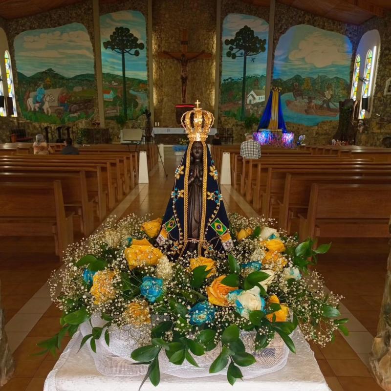 Laranjeiras do Sul vive a expectativa de milhares de devotos na Festa em Louvor a Nossa Senhora Aparecida