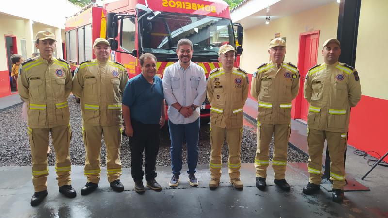 LS: Corpo de Bombeiros realiza cerimônia de entrega de caminhão Auto Bomba Tanque e Resgate 