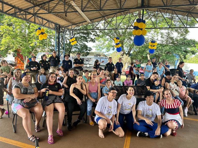 Cascavel: PRF realiza ação especial de encerramento da campanha Policiais Contra o Câncer Infantil 2024