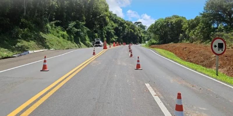 Guarapuava:  Após cinco dias tráfego na Serra da Esperança foi liberado nos dois sentidos 