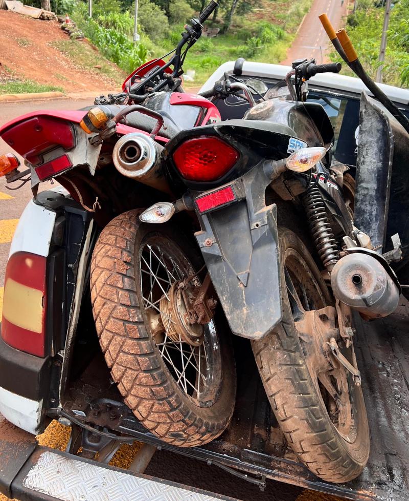 Cantagalo: Duas motocicletas furtadas foram recuperadas na Vila Nova