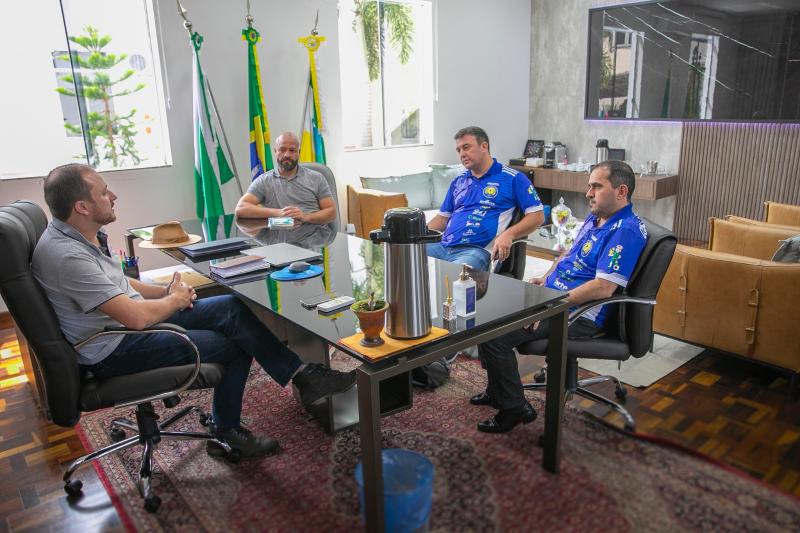 Staff da Copa Garotinho firmou parceria com Prefeitura de Laranjeiras do Sul para a edição de 2025