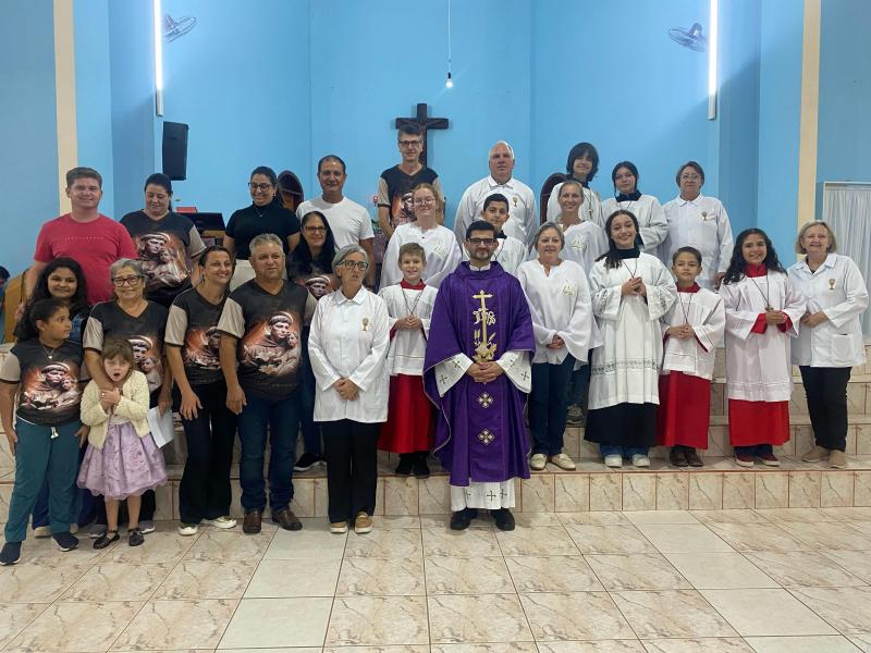 Bairro Cristo Rei de Laranjeiras do Sul celebra São José com Missa Solene 