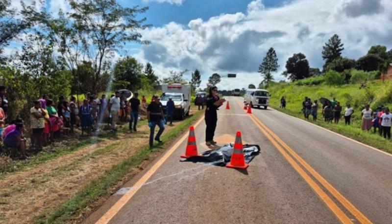 N. Laranjeiras: Indígena morre atropelado na PR-473 