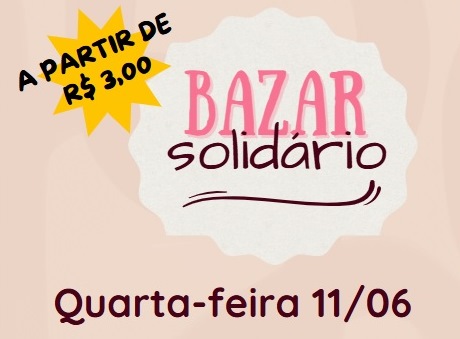 Casa da Amizade promove bazar nesta quarta, 11