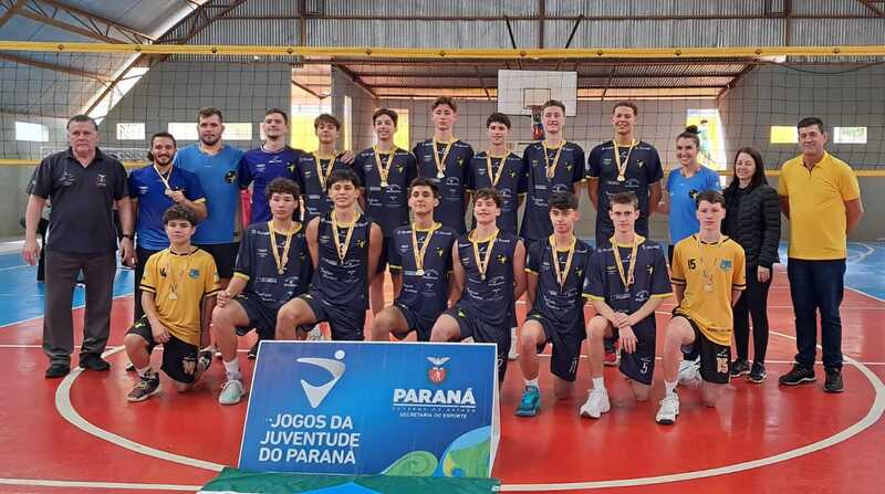 Vôlei Masculino de Laranjeiras do Sul é Tricampeão dos Jogos da Juventude do Paraná – Fase Regional