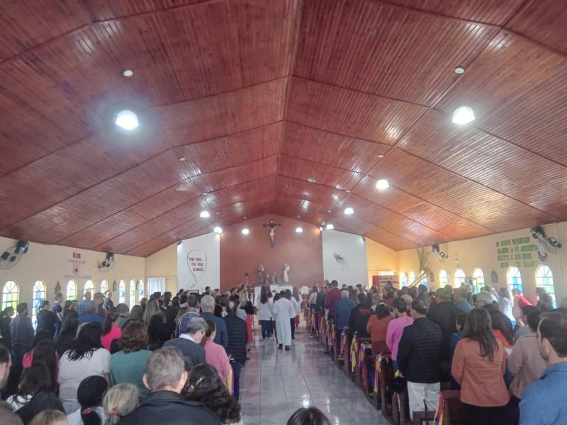 Grande participação na 80ª Festa do Senhor Bom Jesus – Comunidade Divisor – Nova Laranjeiras