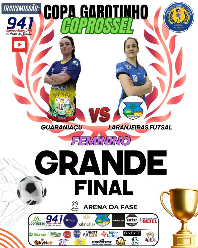 Nesta quinta-feira, 14/8, duelos regionais nas finais da Copa Garotinho/Coprossel de Futsal Adulto 