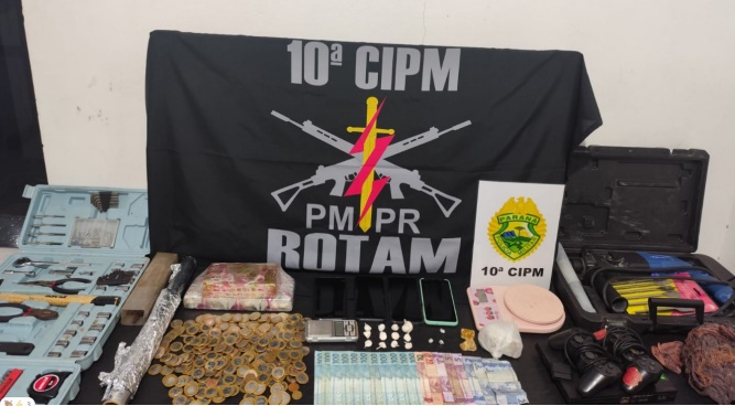 LS: PM apreende grande quantidade de drogas no bairro São Miguel