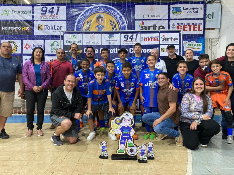 Maxximus Futsal é Campeão da Copa Garotinho Coprossel de Futsal Sub 13