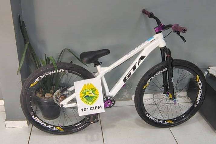 LS: Bicicleta furtada é recuperada pela PM e ladrão é preso tentando vendê-la