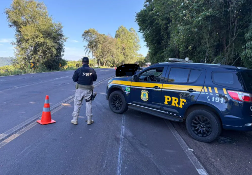 N. Laranjeiras: Viatura do DEPEN se envolve em acidente na BR 277 e cinco detentos ficam feridos