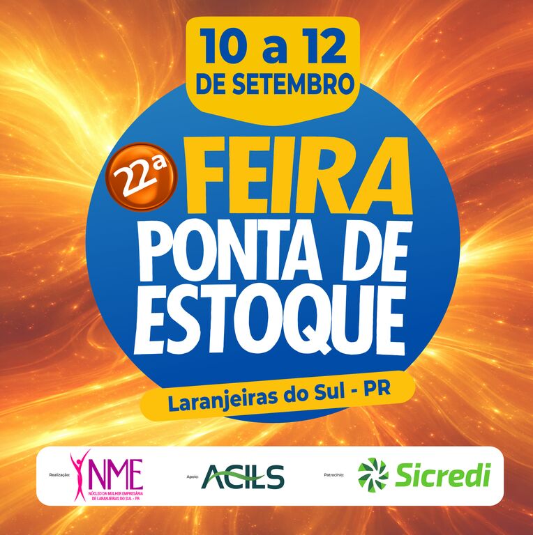 LS: De 10 a 12/09 tem Feira Ponta de Estoque 