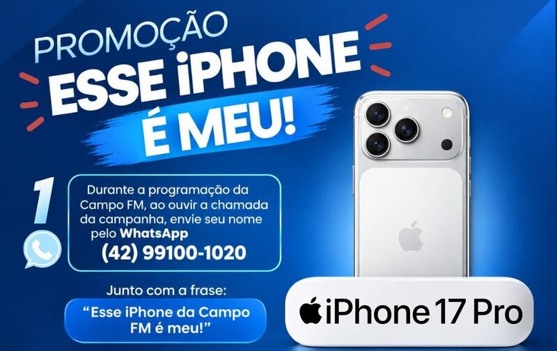 Está no ar a campanha “Esse iPhone da Campo FM é meu!” 
