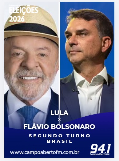 Lula e Flávio Bolsonaro disputam segundo turno